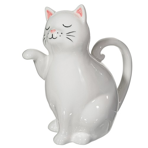 Gießkanne katze weiß - gießkanne,