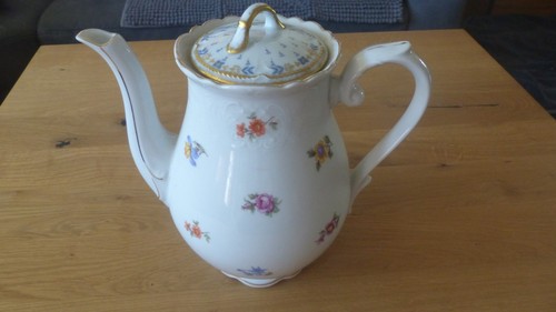 Porzellan tee kaffeekanne mit - tee-,