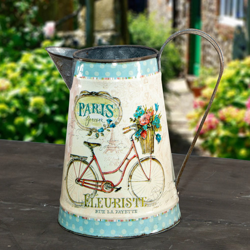 Vintage blumen kanne - vintage,