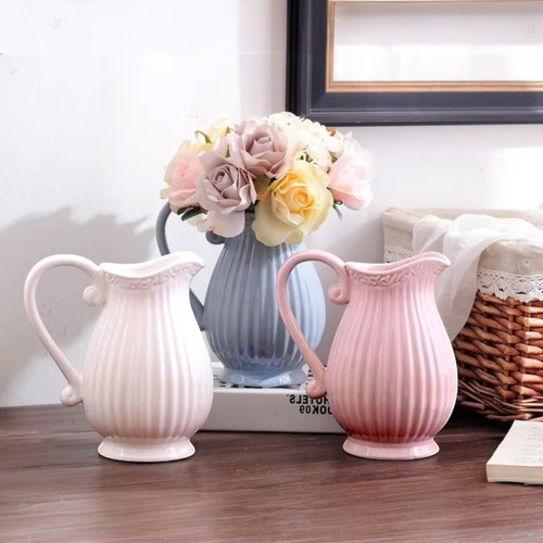 Pastel krug keramik kanne - keramik,