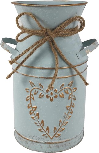 Blumenvase herz milchkanne - blumenvase,