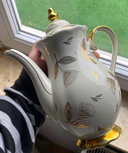 Porzellan kaffeekanne mit - kaffeekanne,
