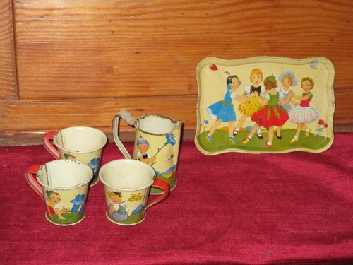 Tablett blech puppenstube - tablett,