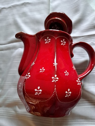Kaffeekanne romantisch rot - kaffeekanne,, romantisch,